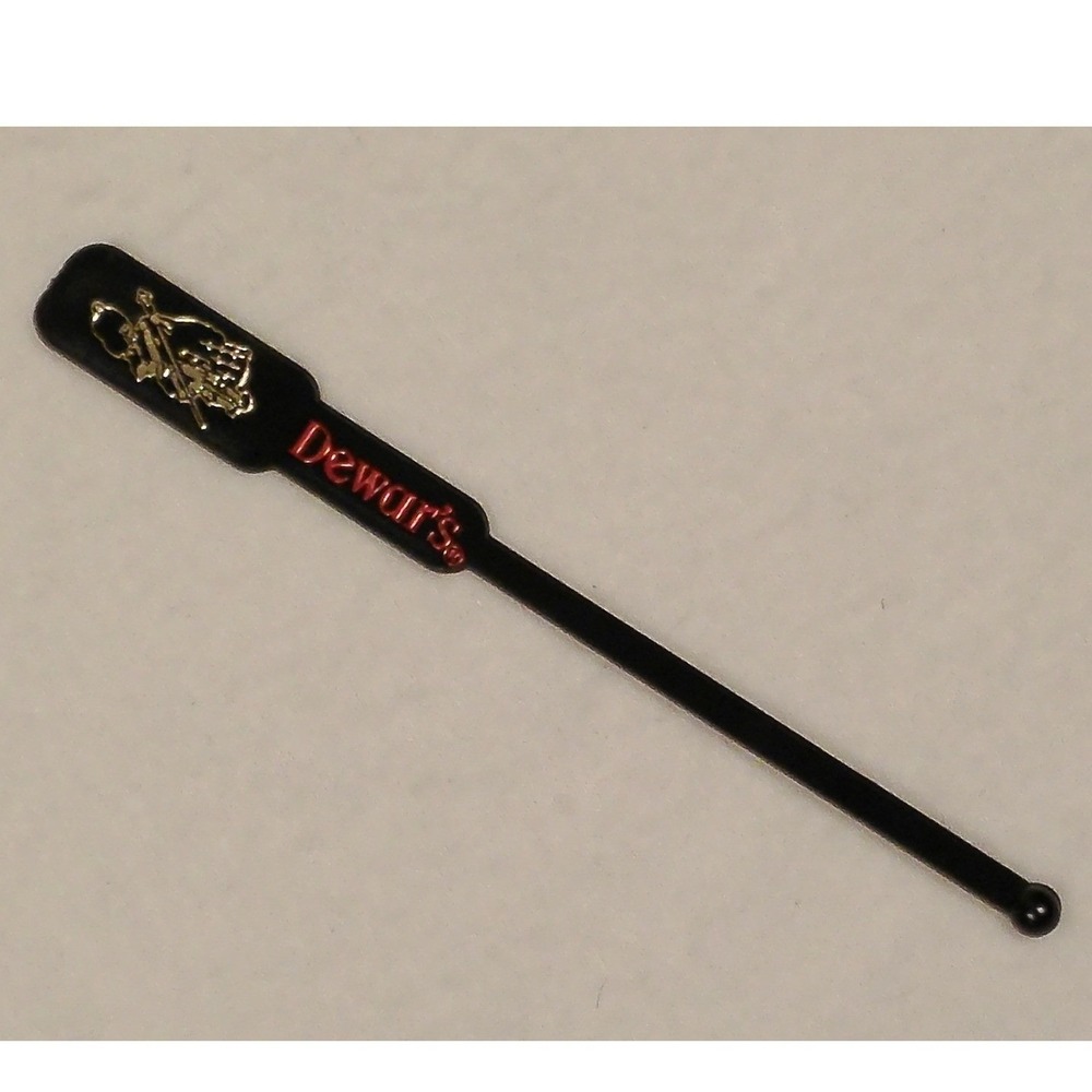 Vintage Dewars Scotch Whisky Stirrer Swizzle Stick Bar Cocktail Drink Accessory